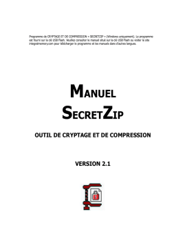 Integral SecretZip Mode d'emploi