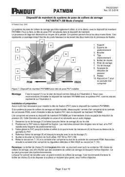 Panduit PATMBM Automatic Cable Tie Tool - Accessory Manuel du propriétaire