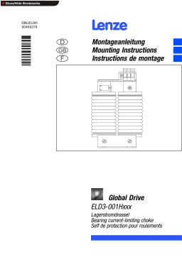 Lenze Bearing current-limiting choke ELD3 Manuel utilisateur