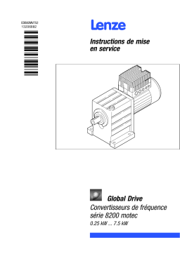 Lenze 8200 motec frequency inverter Mode d'emploi