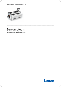 Lenze MCS synchronous servo motor Manuel utilisateur