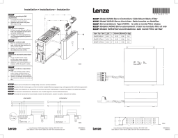 Lenze E94ZF Mains filter Manuel utilisateur