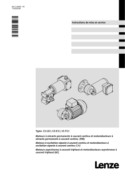 Lenze 13.121 DC motor Mode d'emploi