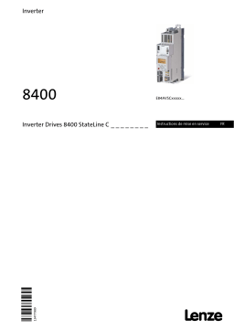 Lenze 8400 StateLine frequency inverter Mode d'emploi