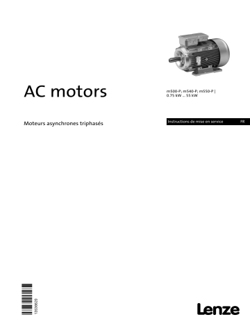 m520-H | m540-P | m550-P | Lenze m520-D three-phase AC motors (Gen. A) Mode d'emploi | Fixfr