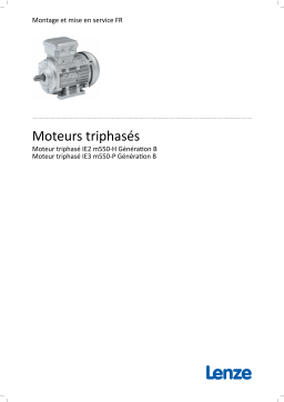 Lenze m550-P three-phase AC motor Manuel utilisateur