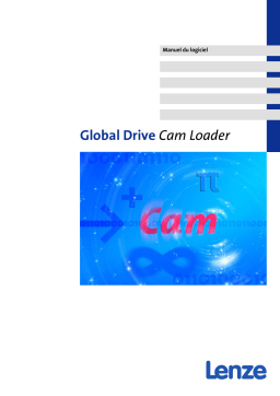 Lenze Global Drive Cam Loader Manuel utilisateur