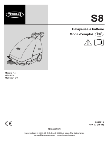 Tennant S8 Mode d'emploi | Fixfr