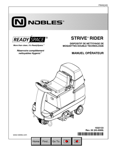 Tennant M-STRIVERIDER Mode d'emploi | Fixfr