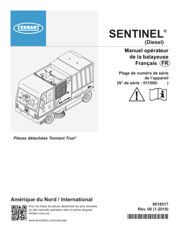 Tennant M-SENTINEL Mode d'emploi | Fixfr