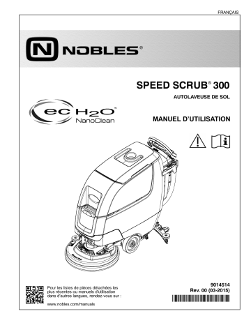 Tennant M-SS300 Mode d'emploi | Fixfr