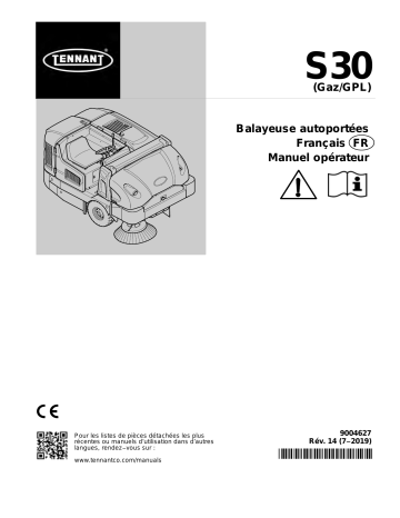 Tennant M-S30 Mode d'emploi | Fixfr