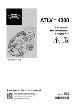 Tennant M-ATLV4300 Mode d'emploi