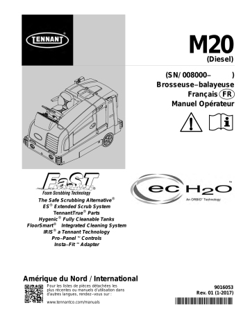 Tennant M-M20 Mode d'emploi | Fixfr