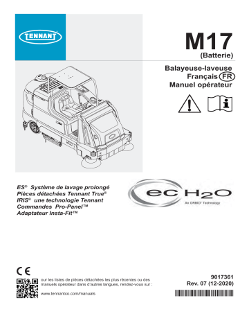 Tennant M-M17 Mode d'emploi | Fixfr