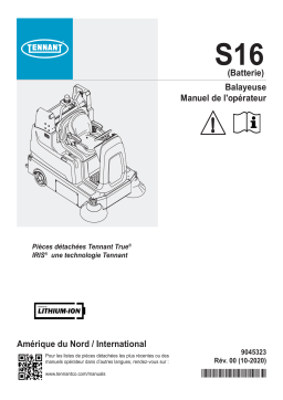 Tennant M-S16H Mode d'emploi