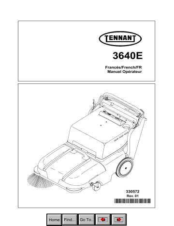 Tennant M-3640 Mode d'emploi | Fixfr