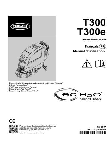 Tennant T300/T300e Mode d'emploi | Fixfr