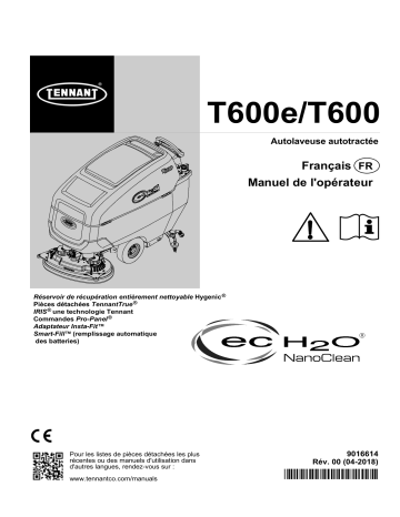 Tennant M-T600 Mode d'emploi | Fixfr