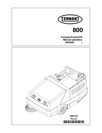 Tennant M-800 Mode d'emploi | Fixfr