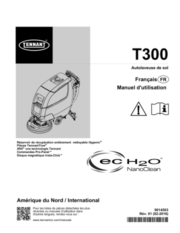 Tennant M-T300 Mode d'emploi | Fixfr