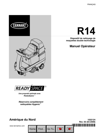 Tennant M-R14 Mode d'emploi | Fixfr