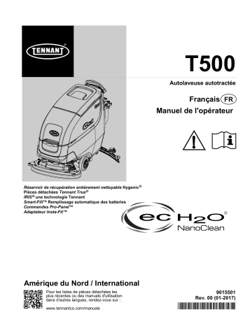 Tennant M-T500 Mode d'emploi | Fixfr