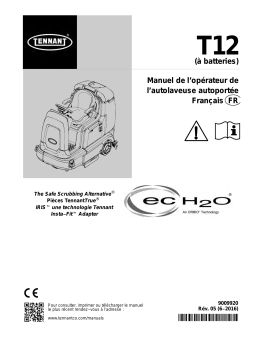 Tennant M-T12 Mode d'emploi