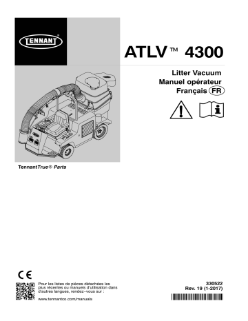 Tennant M-ATLV4300 Mode d'emploi | Fixfr