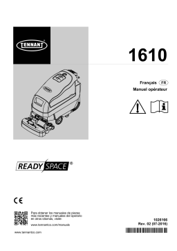 Tennant M-1610 Mode d'emploi