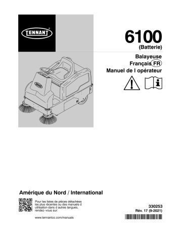 Tennant M-6100 Mode d'emploi | Fixfr