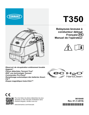 Tennant M-T350 Mode d'emploi | Fixfr