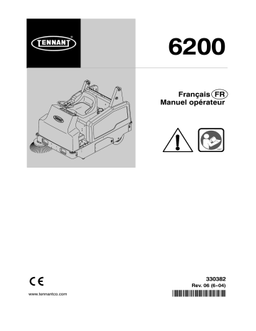 Tennant M-6200 Mode d'emploi | Fixfr