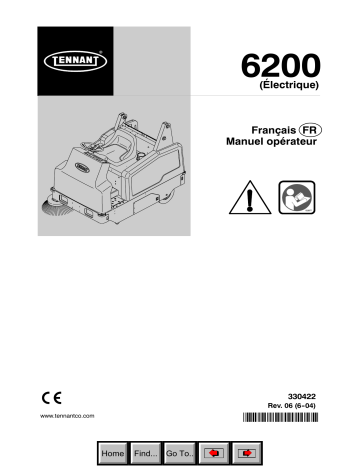 Tennant M-6200 Mode d'emploi | Fixfr