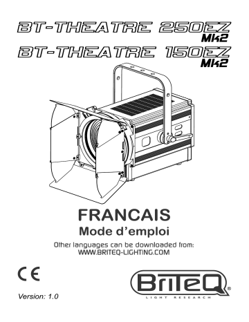 BT-THEATRE 150EZ Mk2 | Briteq BT-THEATRE 250EZ Mk2 Manuel du propriétaire | Fixfr