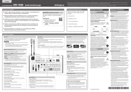Roland VR-1HD 直播音视频切换台 Mode d'emploi