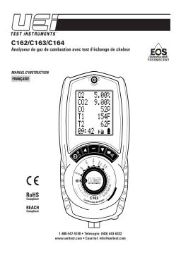 UEi Test Instruments C162 Manuel utilisateur