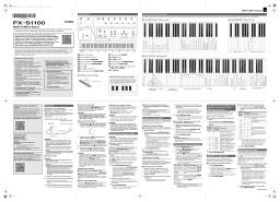 Casio PX-S1100 Electronic Musical Instrument Manuel utilisateur