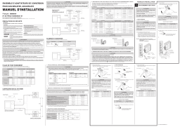 Fujitsu UTP-MU45A2 Installation manuel