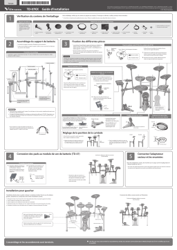 Roland TD-07KX V-Drums Guide d'installation