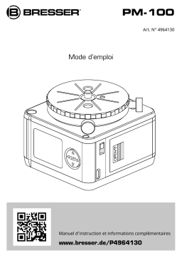 Bresser 4964130 StarTracker Astronomical Photo Mount PM-100 Manuel du propriétaire