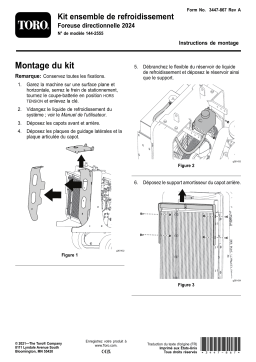 Toro Cooling Package Kit, 2024 Directional Drill Horizontal Directional Drill Guide d'installation