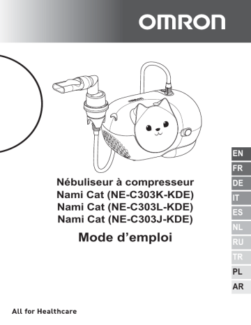 Omron Healthcare NE-C303K-KDE Nami Cat Nebuliser Manuel utilisateur | Fixfr