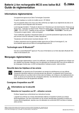 Zebra MC33 Manuel du propriétaire