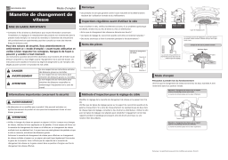 Shimano SL-5S50 Levier de changement de vitesse Manuel utilisateur