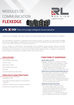 red lion FlexEdge Sled Data Sheet Controllers & Data Acquisition Fiche technique