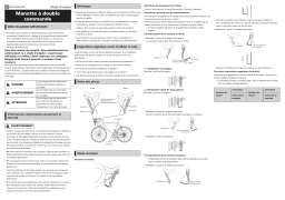 Shimano ST-4703 Commande de dérailleur/manette de frein Manuel utilisateur