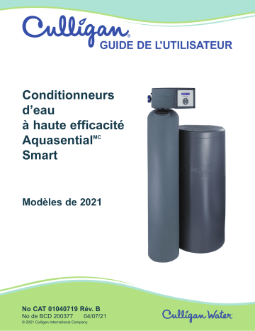 Culligan Aquasential Smart HE Water Softener Manuel du propriétaire | Fixfr