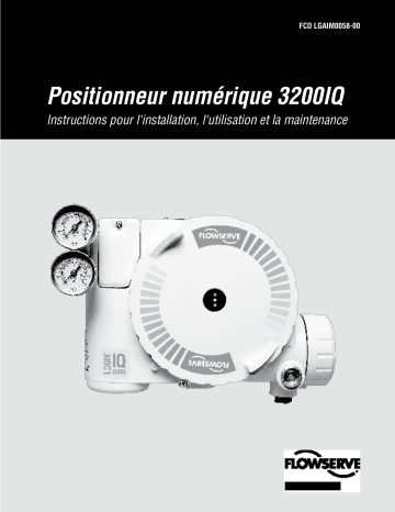 Flowserve Logix 3200IQ Digital Positioner Manuel utilisateur | Fixfr