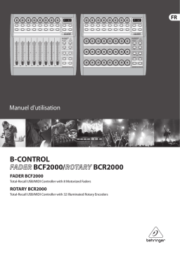 Behringer BCR2000 Controller Manuel du propriétaire